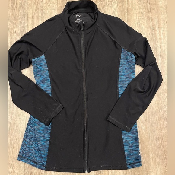 VOGO Athletica Jackets & Blazers - VOGO Athletica Black and Blue Women's Athletic Jacket Large